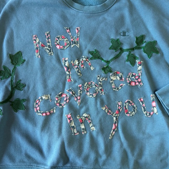 Patchwork Taylor Swift theme Crewneck sweatshirt - Picture 3 of 6